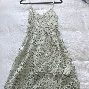 ASTR the Label Light Green Midi Dress